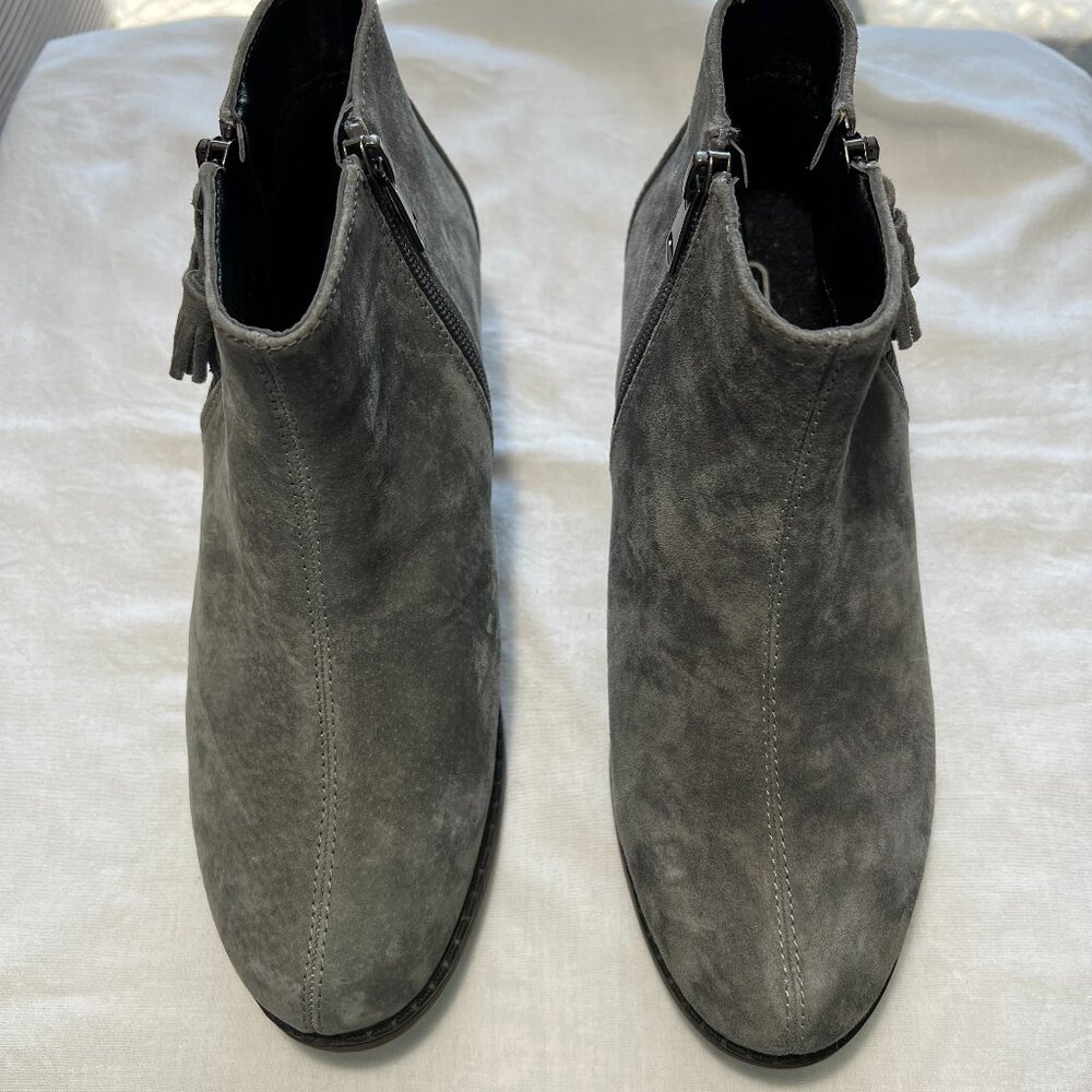 Propet Women's Rebel Ankle Boots in Gray Suede Size 8